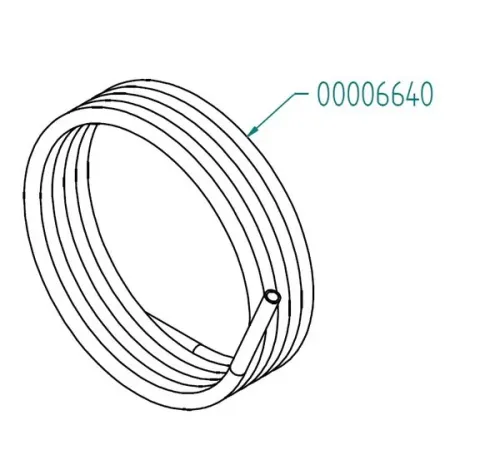 Шланг прозрачный D8 мм 00006640 для комплекта для автоматич. мойки д/печи конвекционной серии EKF