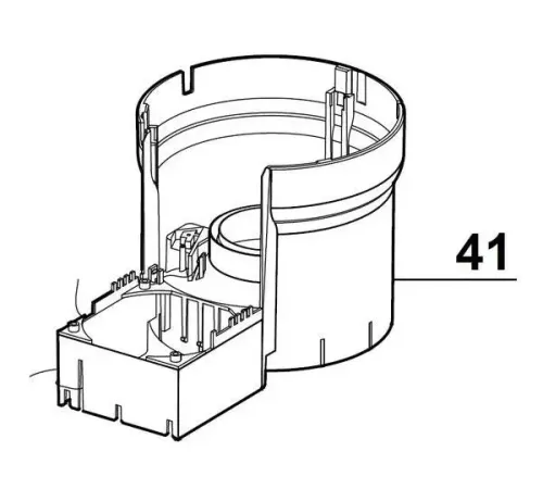 Корпус вентилятора 39696 для куттера с подогревом т.м. Robot Coupe серии Robot Cook