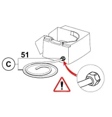 Кабель сетевой 39141 для овощерезок т.м. Robot Coupe серии CL