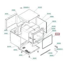 Уплотнение двери 01001060 для печей конвекционных серии MKF