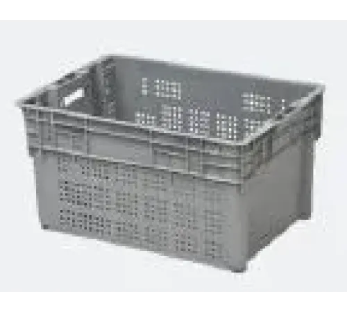 Ящик универсальный с перфорацией (600х400х312мм), серый