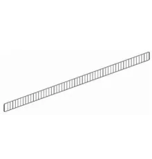 Ограничитель фронтальный прямой H=60, L-1250 (цинк)