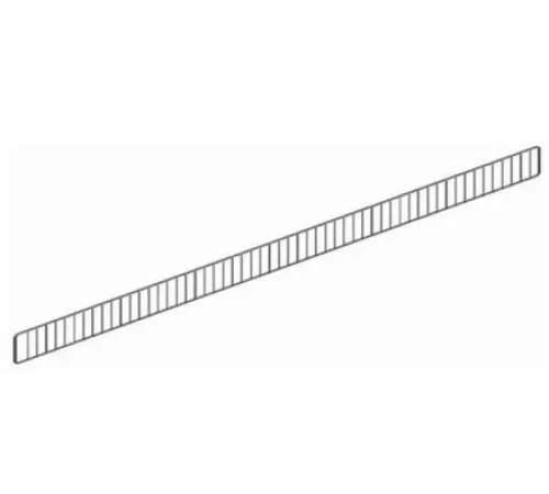 Ограничитель фронтальный прямой H=60, L-1250 (цинк)