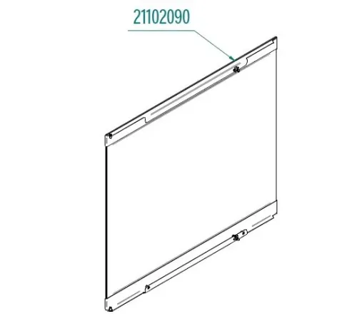 Стекло двери внутреннее 21102090 для печей конвекционных серии MKF