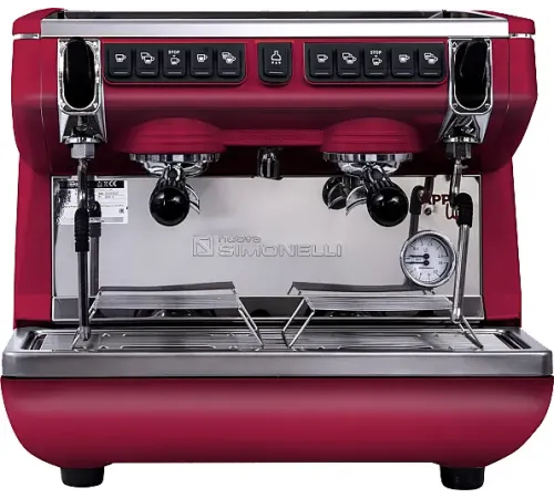 Кофемашина Nuova Simonelli Appia Life Compact 2Gr V 220V red+economizer+high groups