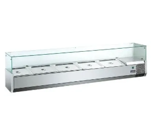 HURAKAN Витрина холодильная модель HKN-VRX1500/380