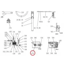 Шумопоглотитель, 2905-m5 10364 д/машины д/резки овощей т.м. HALLDE мод. RG-400