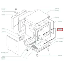 Уплотнение двери 01001000 для пароконвектоматов серии MKF