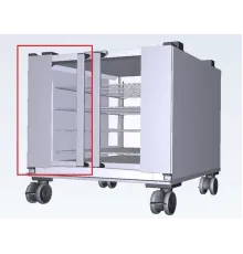 Дверь левая в комплекте KVT1013AL для шкафа расстоечного т.м. UNOX серии XEVPC