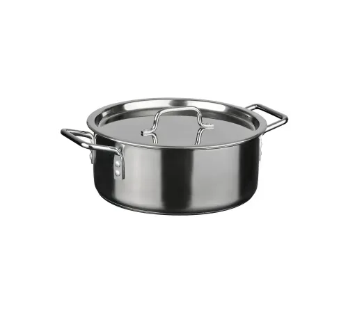 Кастрюля Катунь серии Общепит, КТ-ОБ-12 КН, капсульное дно ТРС 12 л, d 350 мм, h 140 мм