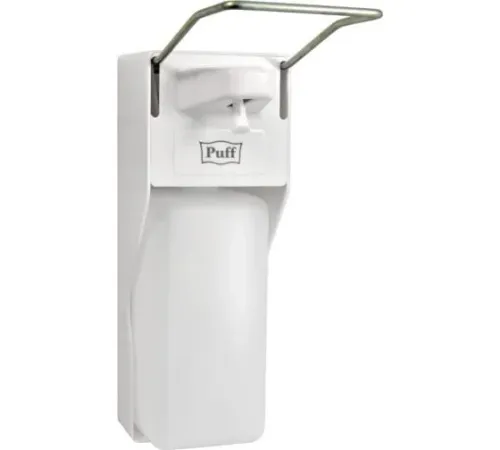Puff Локтевой дозатор для жидкого мыла и дез. растворов, 1000 мл,8197, пластиковый 1402.180
