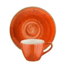 Bonna TERRACOTA AURA Чашка с блюдцем ATC RIT 01 KFT (80 мл, терракотовый)