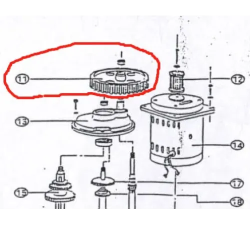 Шкив #11 для SM401