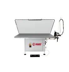 Стол гладильный Pony серии SD extra large+бойлер 20л, утюг, наддув, таймер, верхняя рама (опц. 2,4,6,7,11)