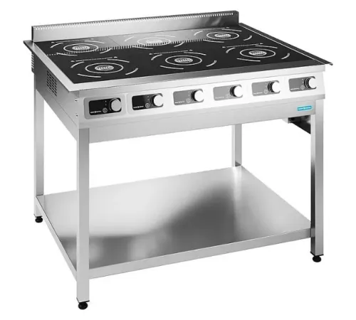 Плита Новая Энергия ПЭИ-6/G6, индукционная 6 конфорок 220/380 на подставке