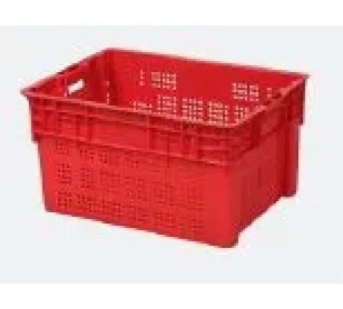 Ящик универсальный с перфорацией (600х400х312мм), красный