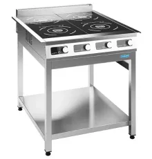 Плита электрическая индукционная Новая Энергия ПЭИ-4/G4 (4 конфорки, 220/380, на подставке)