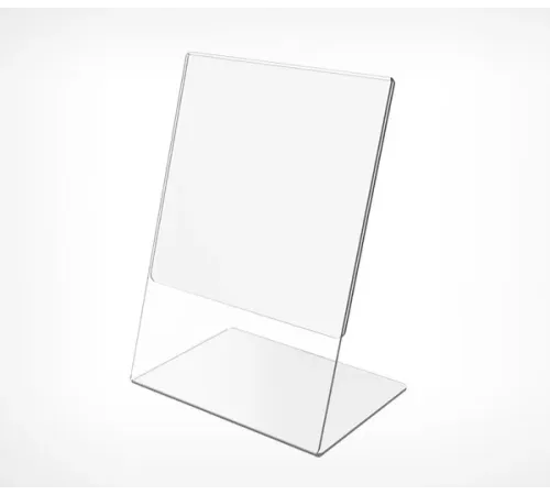 Подставка L-образная ACR-PRICER А5 из акрила вертикальная