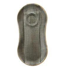 Блюдце для завтрака Bonna Space Aura ASCGRM01STB 250*120 мм