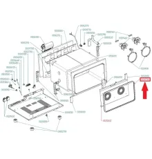 Уплотнение двери 01000780 для печей конвекционных серии EKF 464