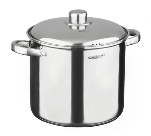 Кастрюля КТ04-D-72 (Гретта, 7,3л, с метал. крышкой) Катунь