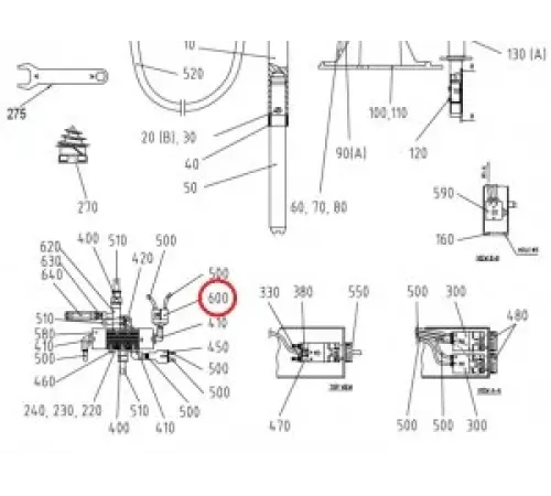 Клапан, or 81540 001 10353 д/машины д/резки овощей т.м. HALLDE мод. RG-400