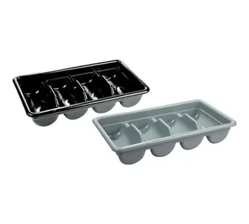 ProHotel Емкость д/столовых приборов JW-4C grey (4-отд.,полипроп.,H=10,L=52,B=29см,серый,04150220)