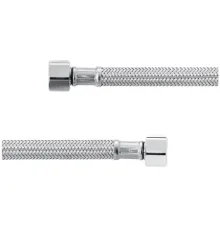 Шланг для фильтра (внутр. трубка-иск. каучук) G1/2-G3/8 1,5м, армир. нерж. сталь