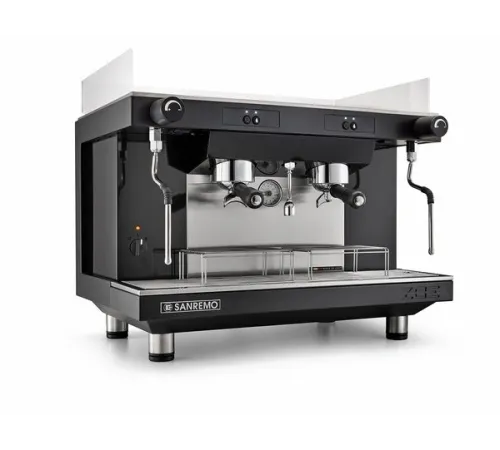 Кофемашина т.м. Sanremo сер. Zoe мод. Zoe Tall 2 гр. 220В, полуавтомат, чёрная
