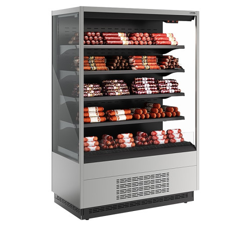 Витрина холодильная CARBOMA FC20-07 VM 1,3-2 версия 2.0 9006-9005