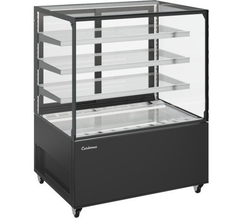 Витрина кондитерская CARBOMA Cosmo KC71-130 VV 1,2-1 RAL9005