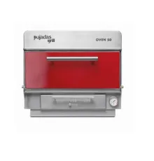 Печь на древесном топливе Pujadas OVEN 50, красный