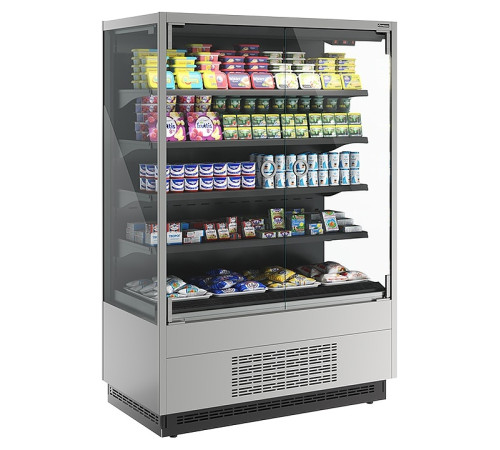 Витрина холодильная CARBOMA FC20-07 VM 1,0-1 Light фронт X0 версия 2.0 9006-9005