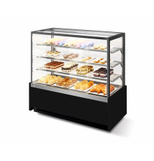 ВИТРИНА КОНДИТЕРСКАЯ CHILZ VETE KUB 130 ЧЕРНЫЙ МУАР МЕТАЛЛИК